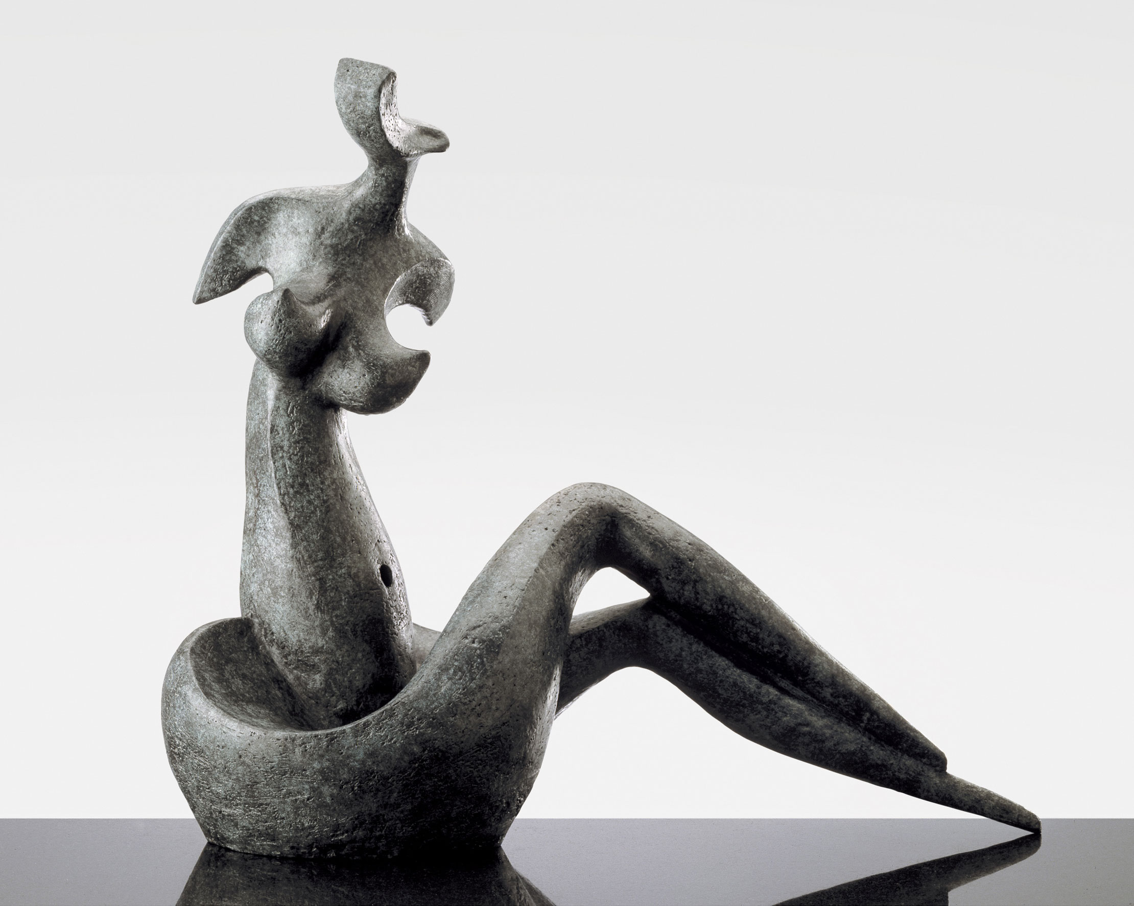 Orchidée, sculpture bronze de Marion Bürklé