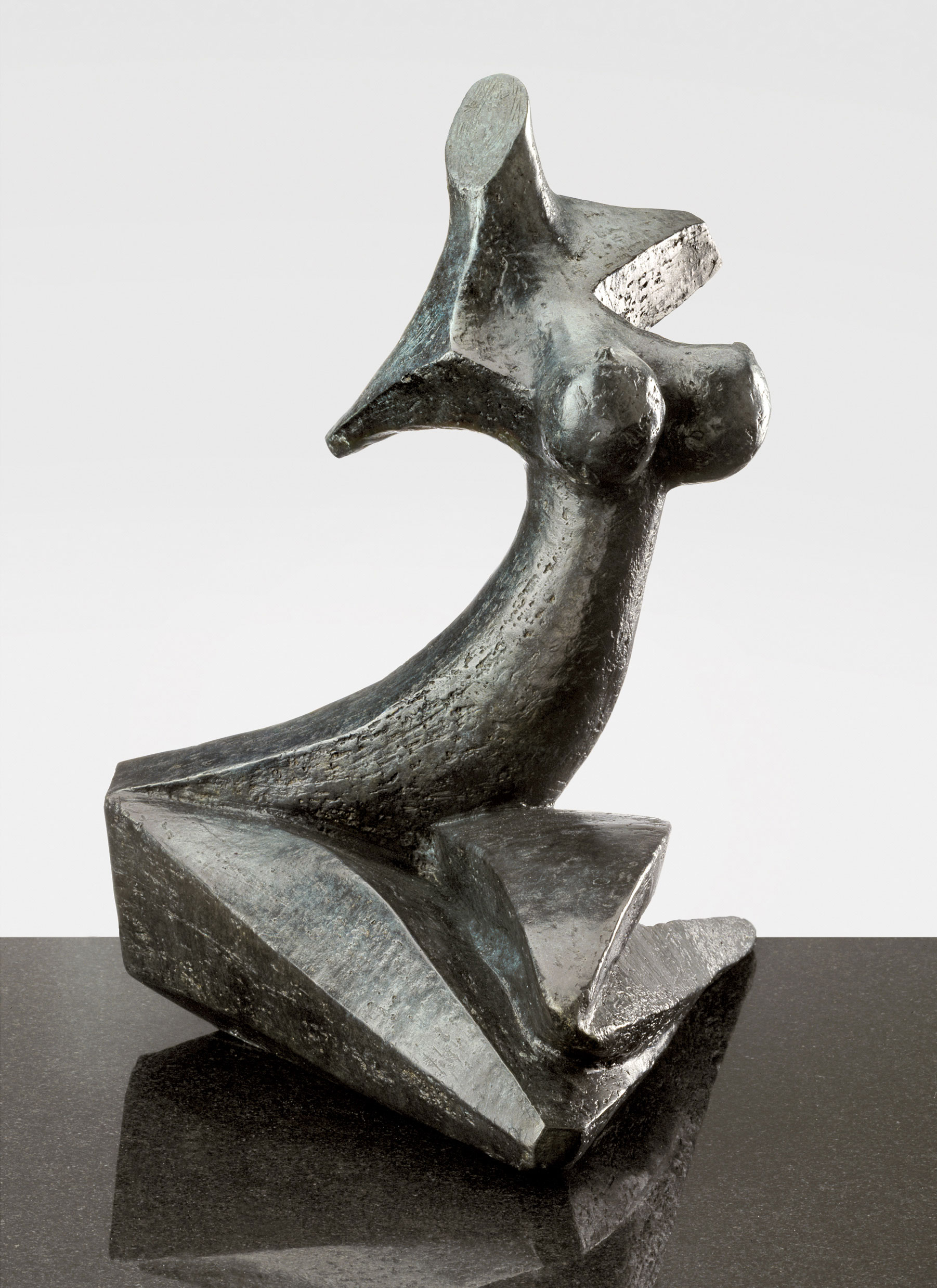 Perle noire, sculpture bronze de Marion Bürklé